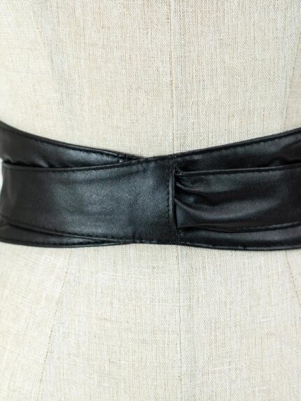 Black Vegan Belt - Imagen 2