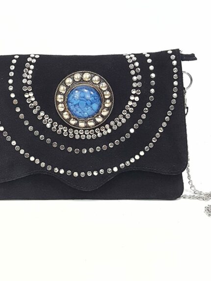 Blue Stone Purse