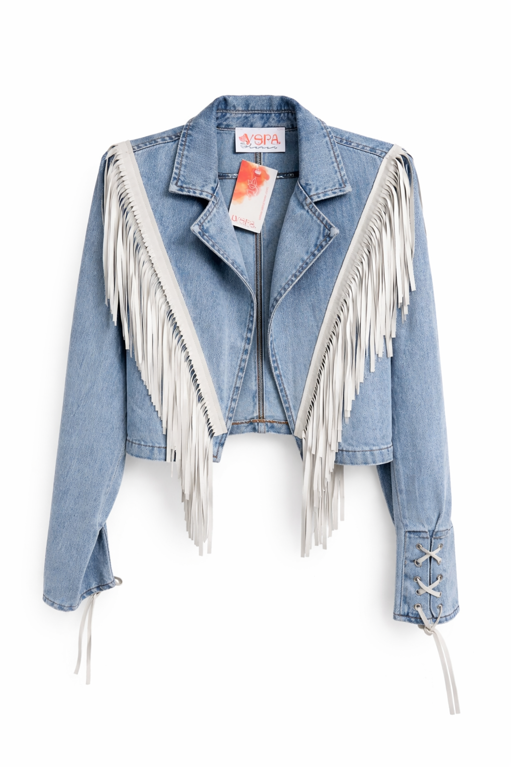 7037308C-9FD6-4AD1-A23D-1973E785EEEB-1.png Denim Fringe Jacket - Imagen 1