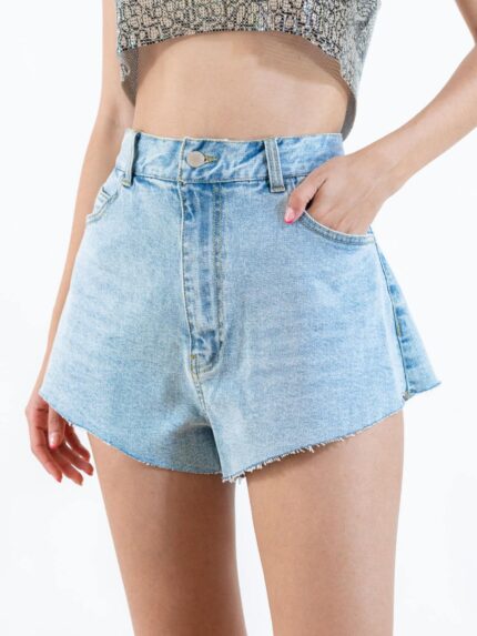 Shorts denim mini