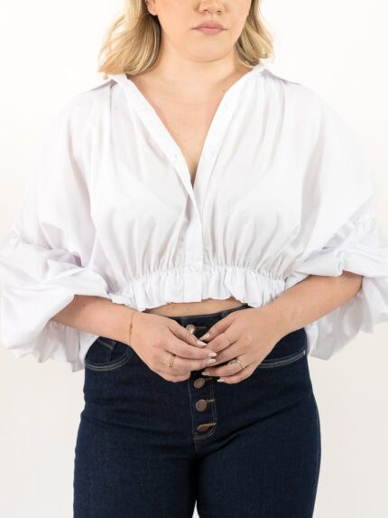 Camisa Clásica Crop