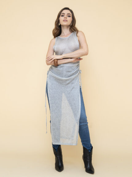 Silver Long Top - Imagen 3