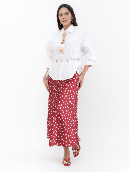 Polka Dots Red Skirt - Imagen 4
