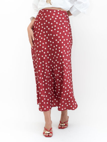 Polka Dots Red Skirt - Imagen 3
