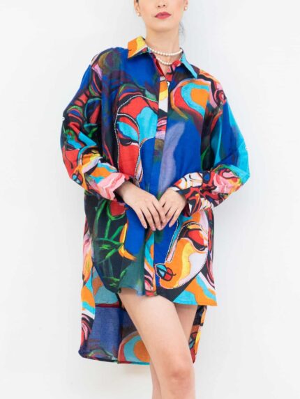 Blue Faces Shirt - Imagen 3