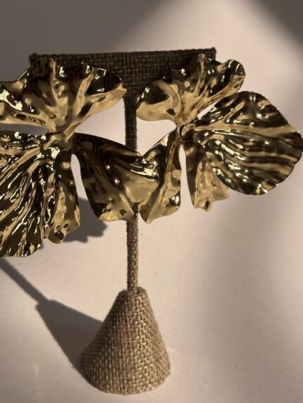 Golden Leave Earring - Imagen 2