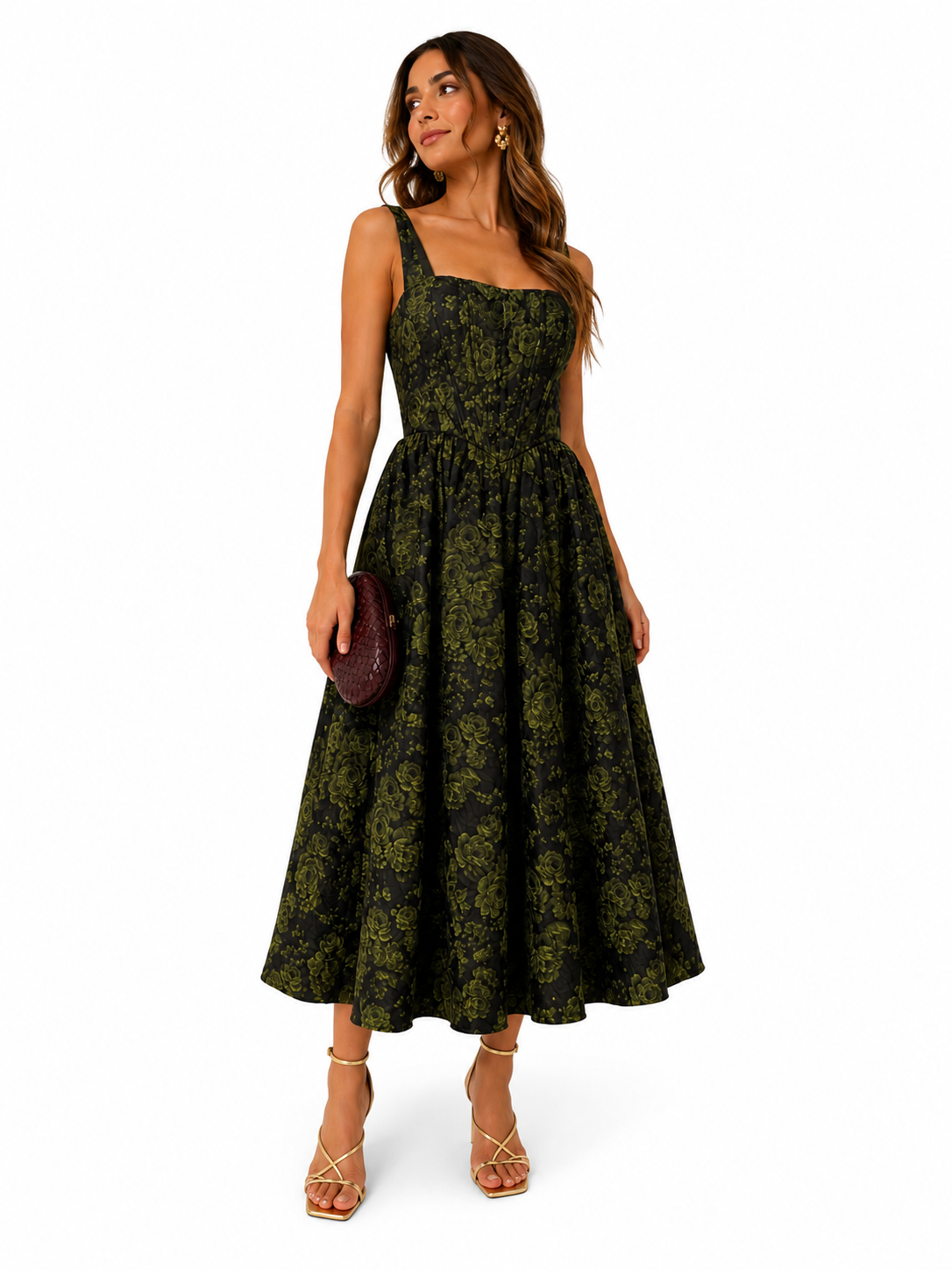 871F81E6-AC85-458E-B5F1-36613CC47227 Olive Dress - Imagen 1