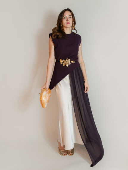 Amethyst Cascade Blouse