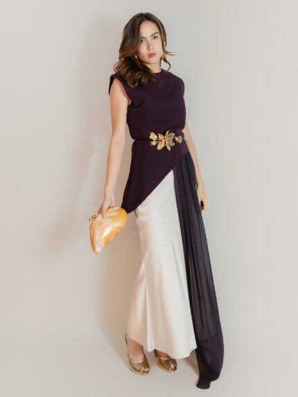 Amethyst Cascade Blouse - Imagen 3