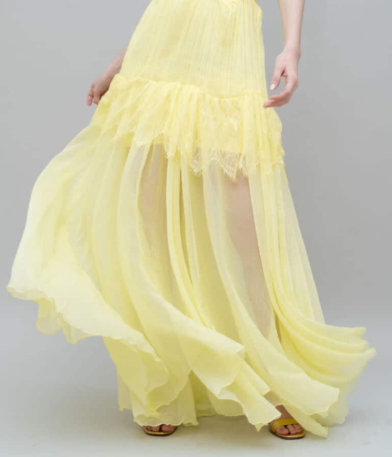 Light Yellow Dress Veralover