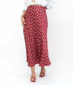 Polka Dots Red Skirt - Imagen 3