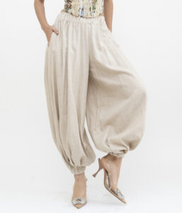 Linen Aladdin Pants - Imagen 3