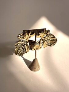 Golden Leave Earring - Imagen 3